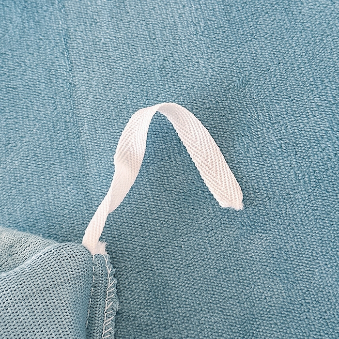 91家纺网 家纺一手货源 找家纺 富缦庭 2025新款牛奶绒绣花四件套 红粉佳人-深蓝色