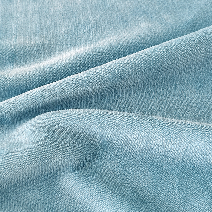 91家纺网 家纺一手货源 找家纺 富缦庭 2025新款牛奶绒绣花四件套 红粉佳人-深蓝色