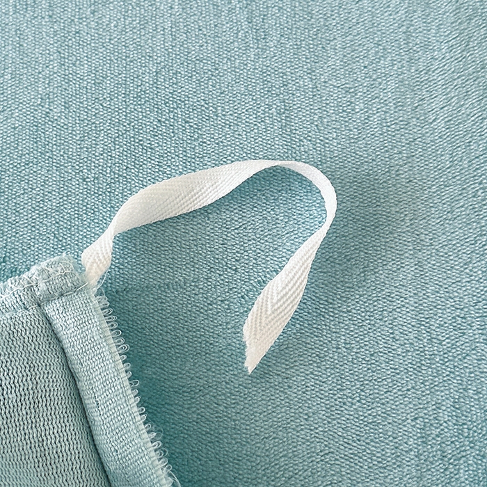 91家纺网 家纺一手货源 找家纺 富缦庭 2025新款牛奶绒绣花四件套 红粉佳人-天蓝色