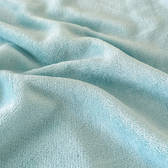 91家纺网 家纺一手货源 找家纺 富缦庭 2025新款牛奶绒绣花四件套 红粉佳人-天蓝色