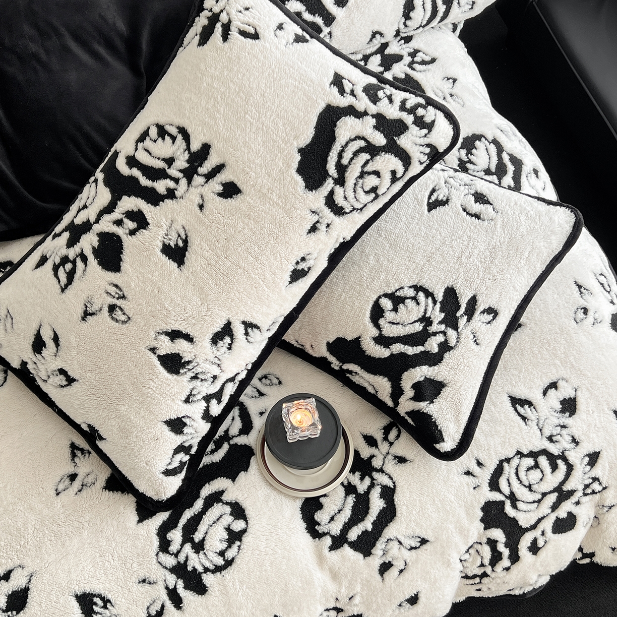 91家纺网 家纺一手货源 找家纺 （总）安哆啦家纺 2025新款舒棉绒阳离子提花牛奶绒四件套