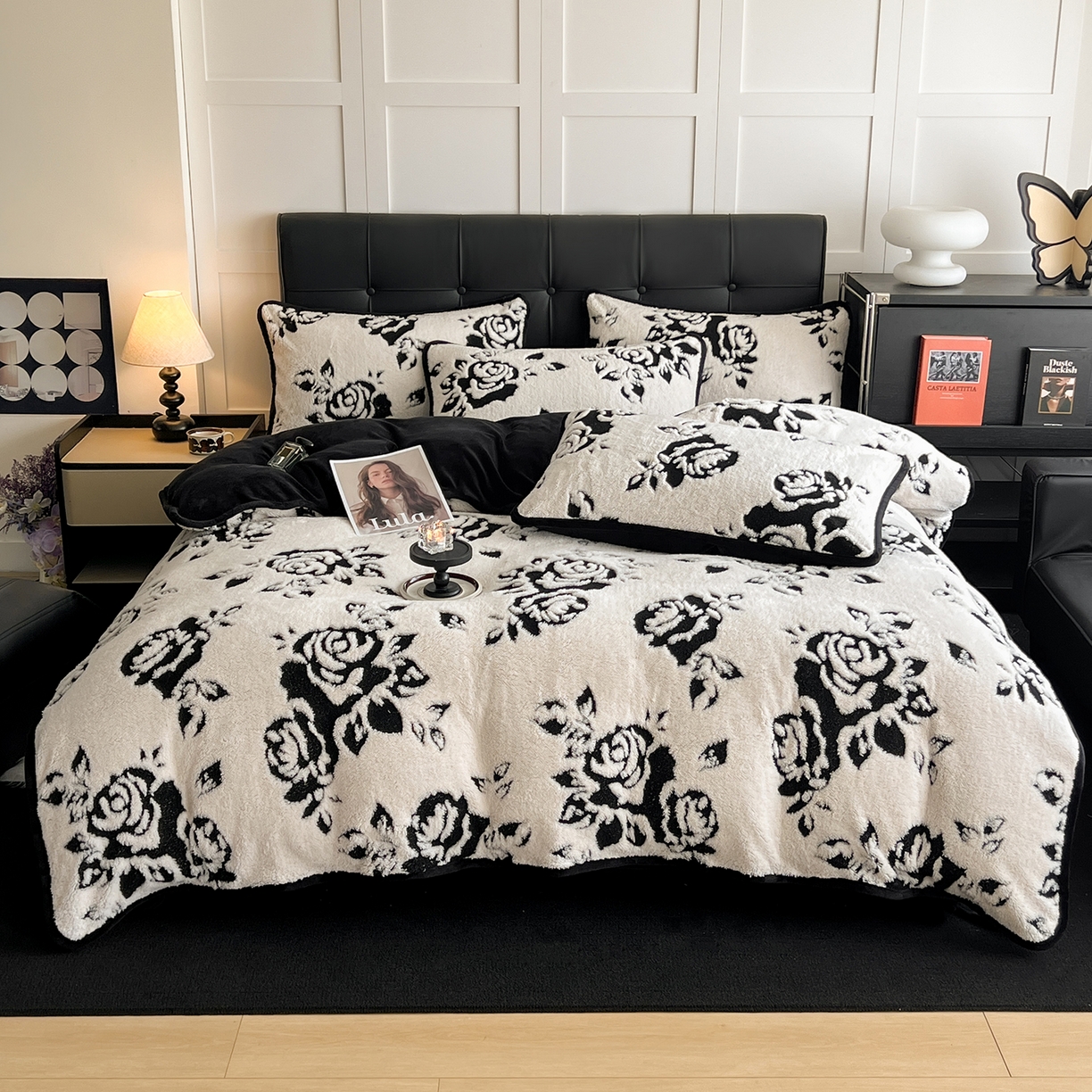 91家纺网 家纺一手货源 找家纺 （总）安哆啦家纺 2025新款舒棉绒阳离子提花牛奶绒四件套