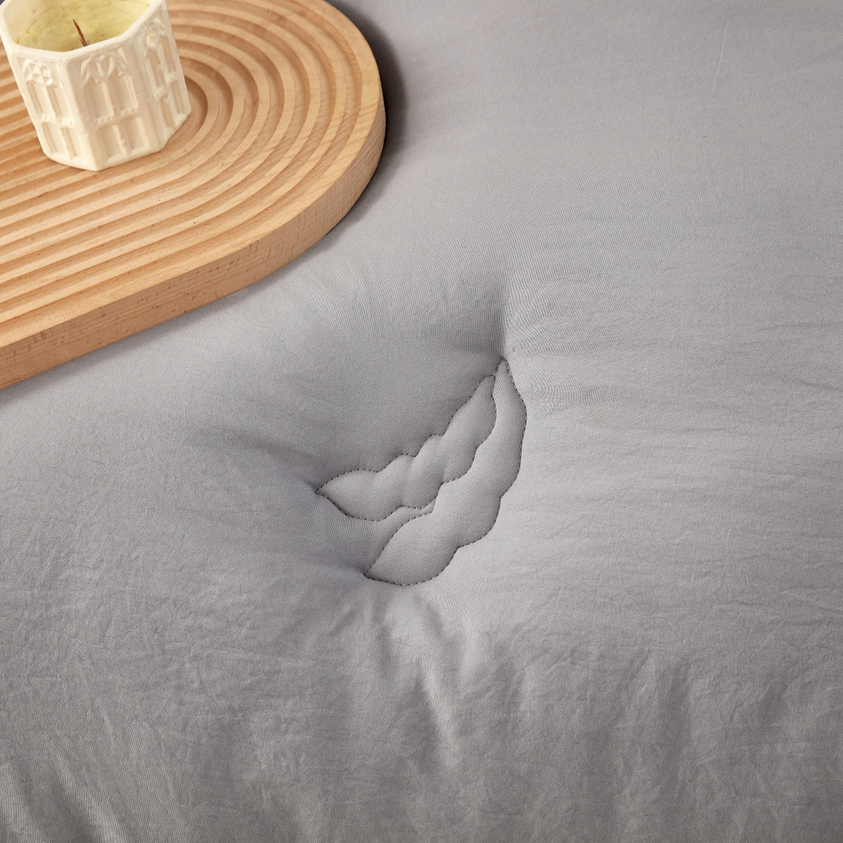 91家纺网 家纺一手货源 找家纺 恒科家纺 2025新款李官奇官方正品授权 李官奇大豆纤维被 拉链二合一子母被 被芯 春秋被 冬被 夏被 浅灰