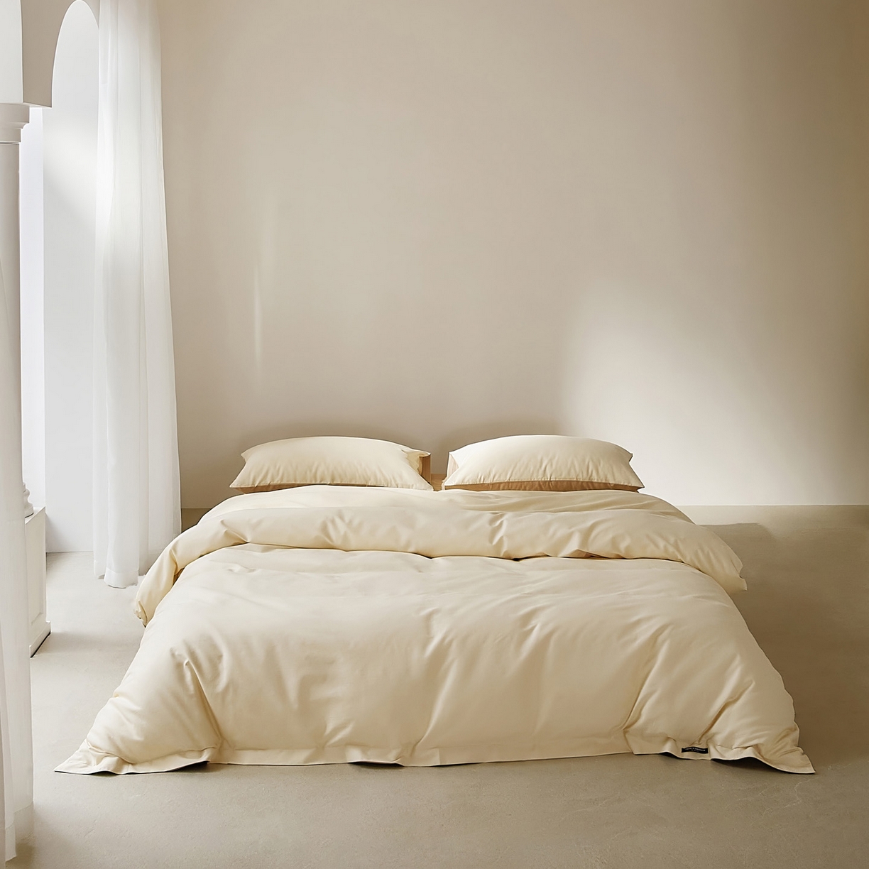 91家纺网 家纺一手货源 找家纺 （总）EH家居 2025新款100S长绒棉小宽边磨毛四件套--云栖系列