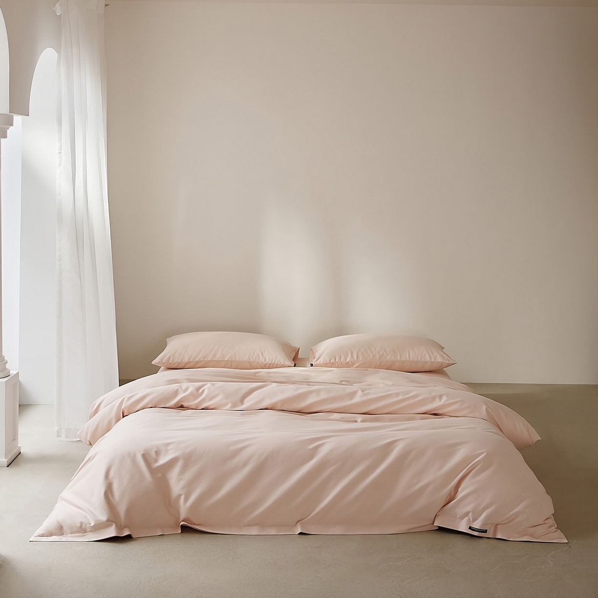 91家纺网 家纺一手货源 找家纺 （总）EH家居 2025新款100S长绒棉小宽边磨毛四件套--云栖系列