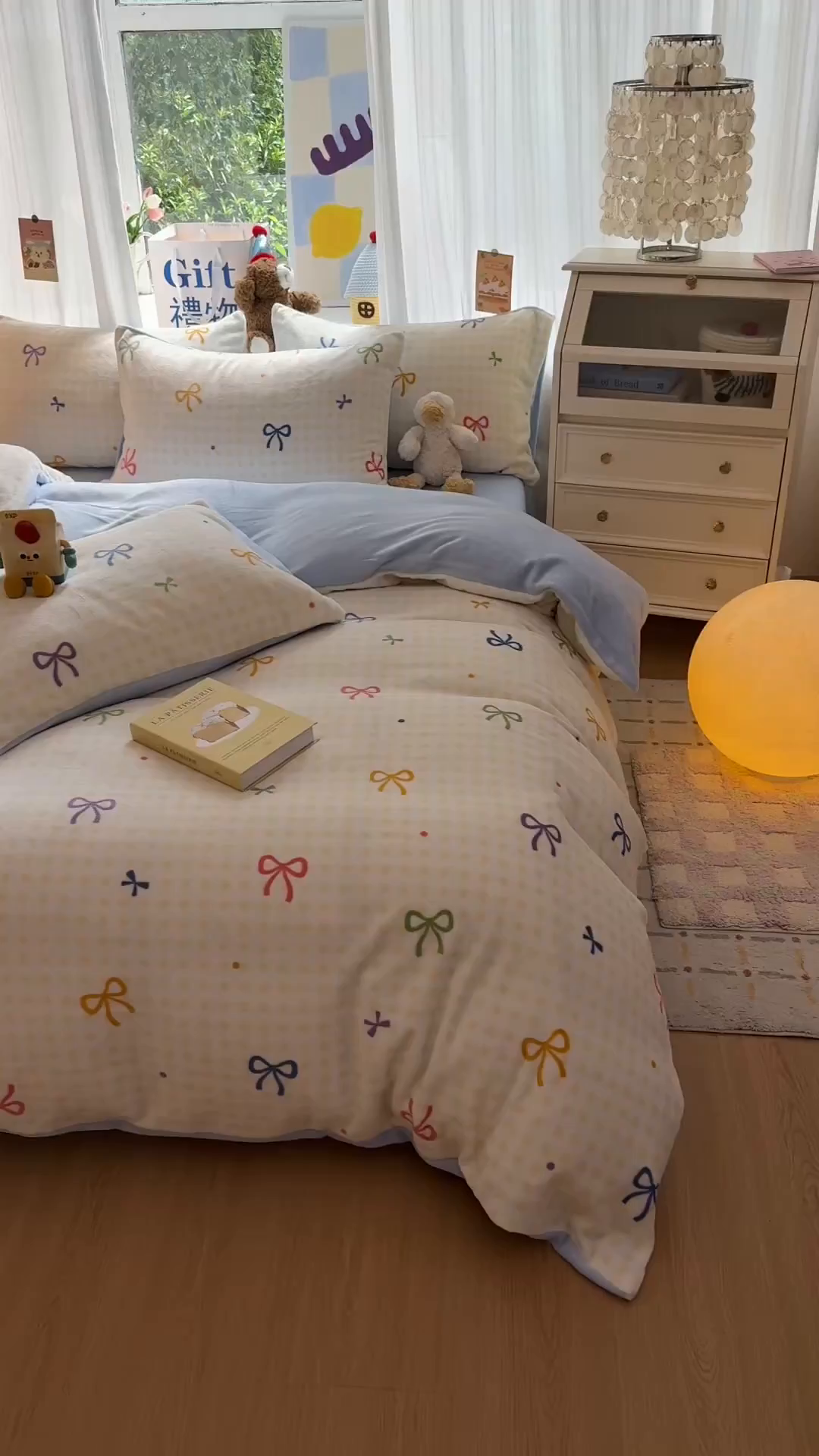 91家纺网 家纺一手货源 找家纺 艾特你 2025新款全工艺200克牛奶绒四件套 彩色物语黄