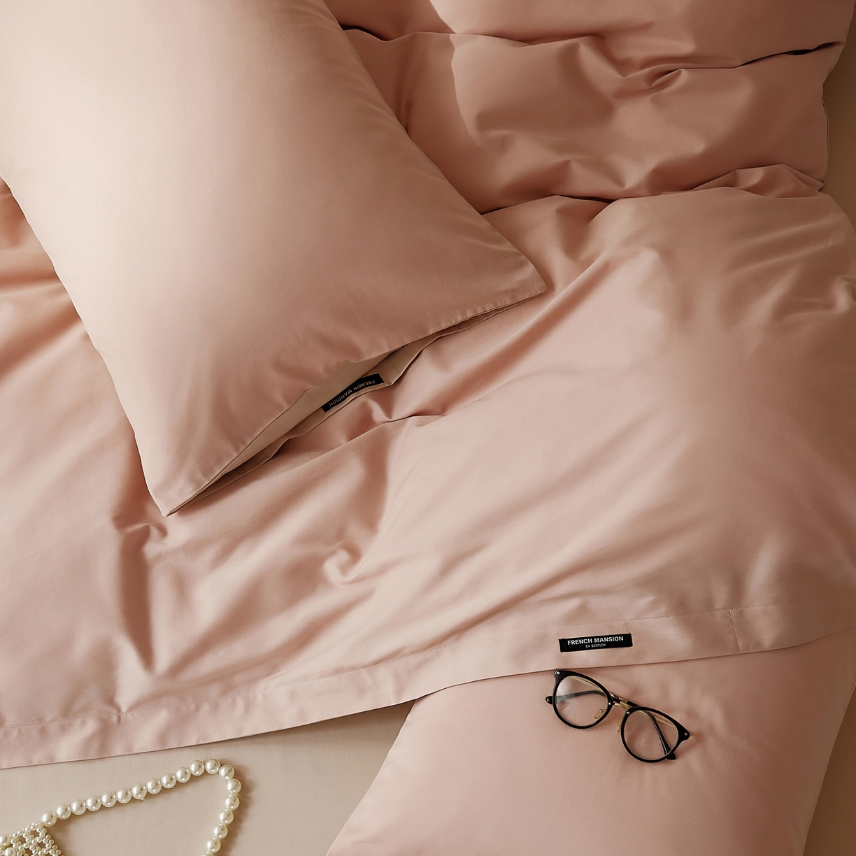 91家纺网 家纺一手货源 找家纺 （总）EH家居 2025新款100S长绒棉小宽边磨毛四件套--云栖系列