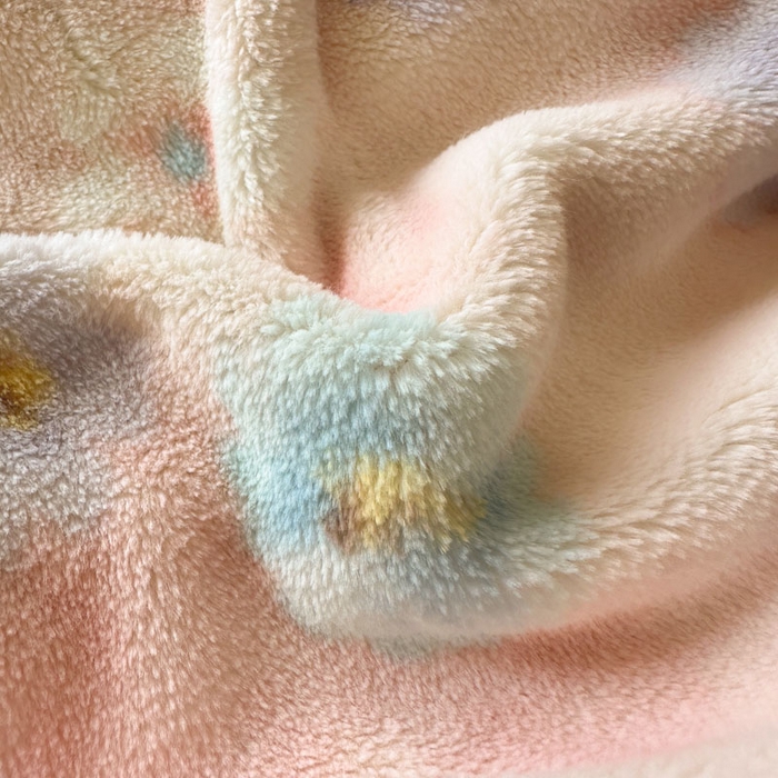 91家纺网 家纺一手货源 找家纺 绵庭家纺 2025新款高克重牛奶绒印花四件套系列 甜橘晴朗-玉