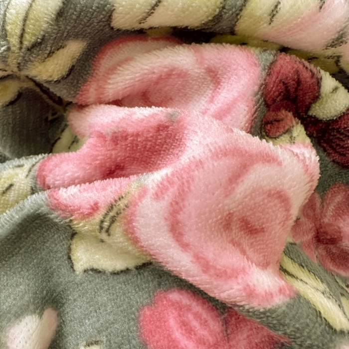 91家纺网 家纺一手货源 找家纺 绵庭家纺 2025新款高克重牛奶绒印花四件套系列 幽幽花香