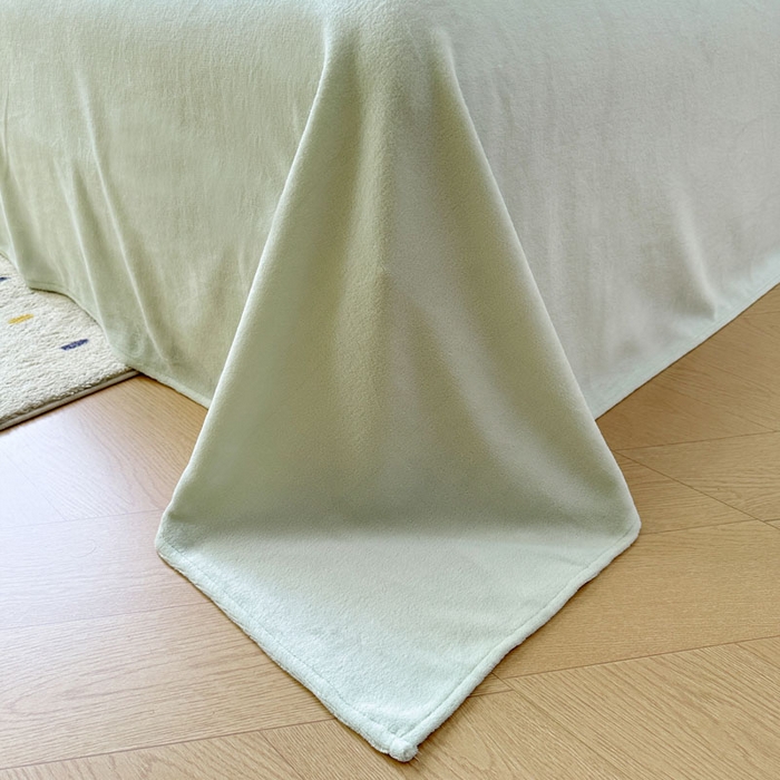 91家纺网 家纺一手货源 找家纺 绵庭家纺 2025新款高克重牛奶绒印花四件套系列 桃你喜欢-黄