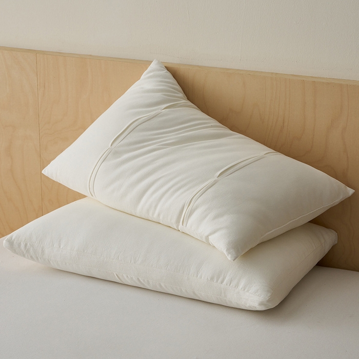 91家纺网 家纺一手货源 找家纺 良品汇馆 2025新款【A类原棉亲肤枕】全棉纯棉枕学生超柔软成人中高低 本白 48x74cm低枕/只