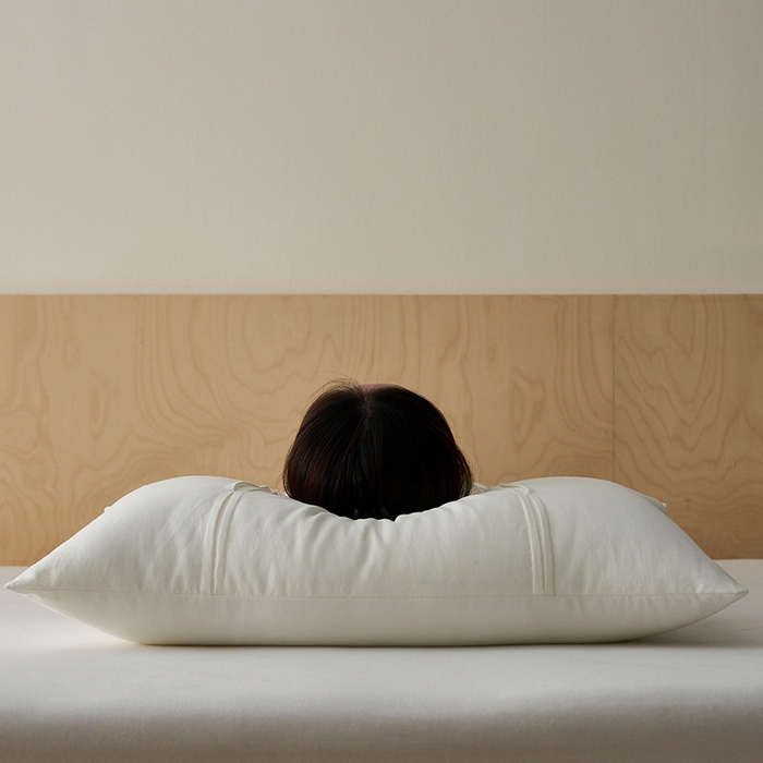 91家纺网 家纺一手货源 找家纺 良品汇馆 2025新款【A类原棉亲肤枕】全棉纯棉枕学生超柔软成人中高低 本白 48x74cm高枕/只