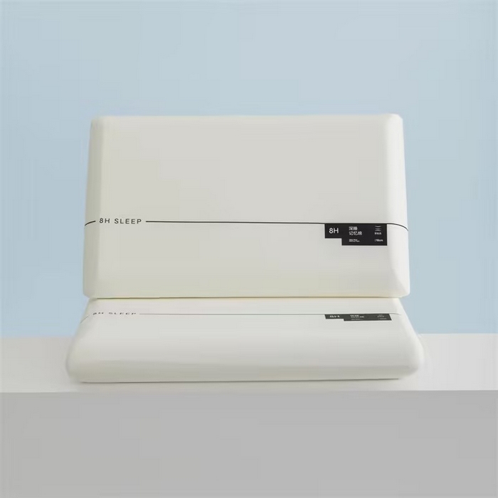 十仟家纺 2025新款慢回弹记忆棉枕芯枕头 白色10cm