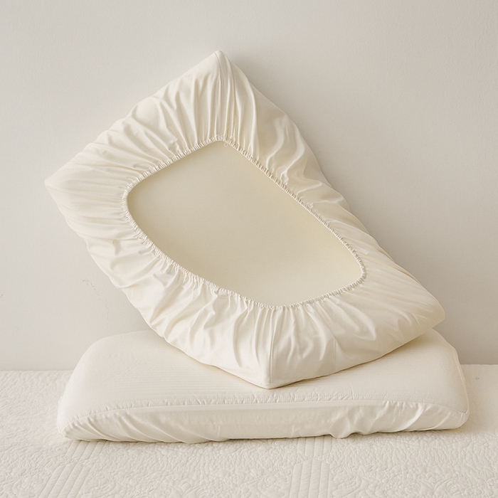 良品汇馆 2025新款【夹棉枕套单个款】旅行夹棉枕套学生宿舍懒人纯色隔脏 本白