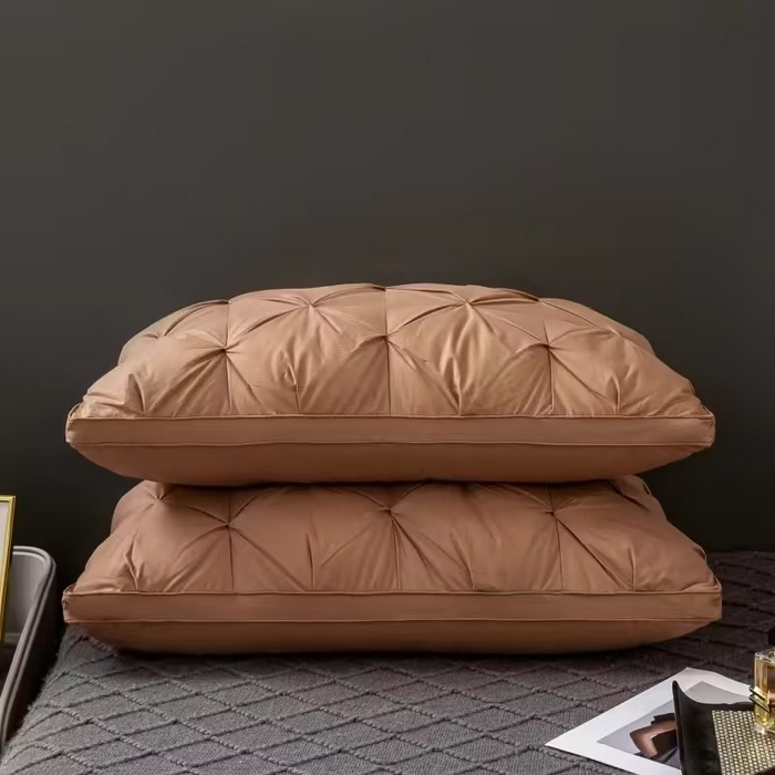 91家纺网 家纺一手货源 找家纺 （总）十仟家纺 2025新款扭花封口工艺酒店枕头枕芯