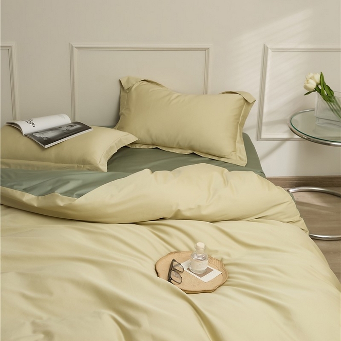 91家纺网 家纺一手货源 找家纺 （总）新款100S长绒棉双拼四件套