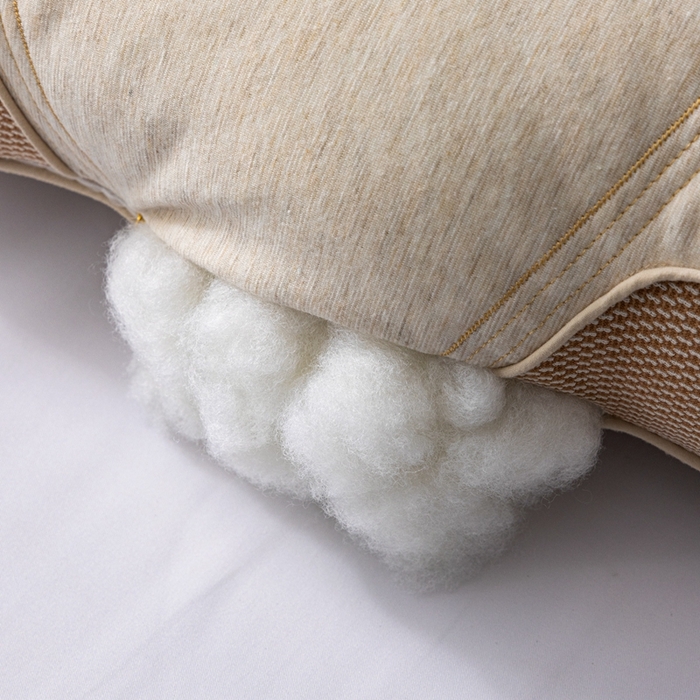 91家纺网 家纺一手货源 找家纺 （总）十仟家纺 2025新款羊毛绒两侧立体定型枕头枕芯