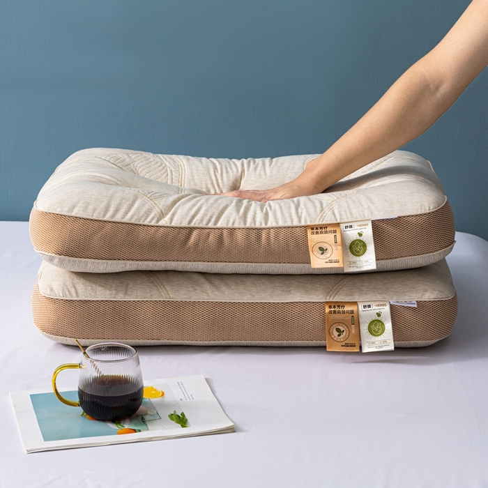 91家纺网 家纺一手货源 找家纺 （总）十仟家纺 2025新款羊毛绒两侧立体定型枕头枕芯