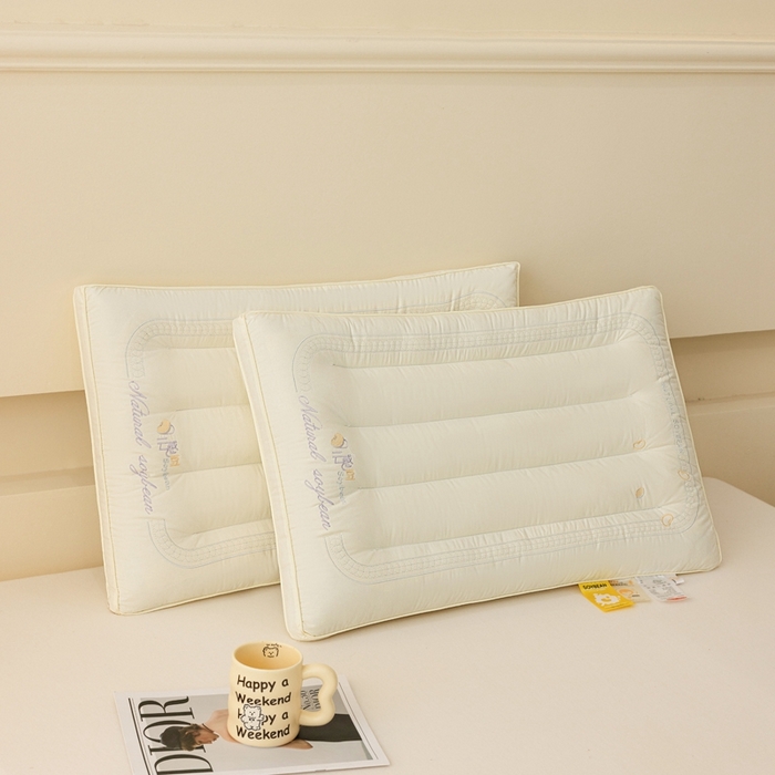 91家纺网 家纺一手货源 找家纺 十仟家纺 2025新款云感豆枕头枕芯 云感豆枕40*60cm