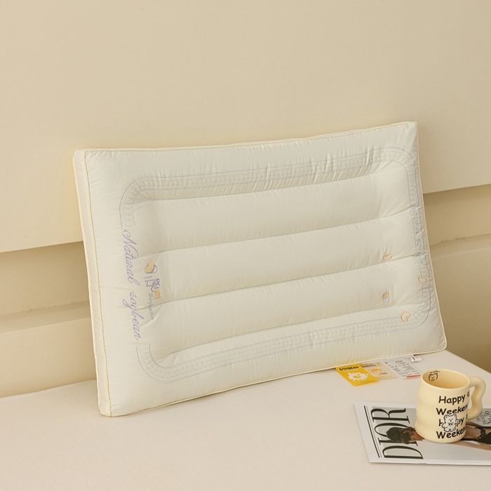 91家纺网 家纺一手货源 找家纺 十仟家纺 2025新款云感豆枕头枕芯 云感豆枕40*60cm