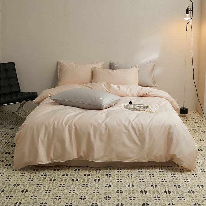 91家纺网 家纺一手货源 找家纺 （总）新款100S长绒棉四件套-云享系列