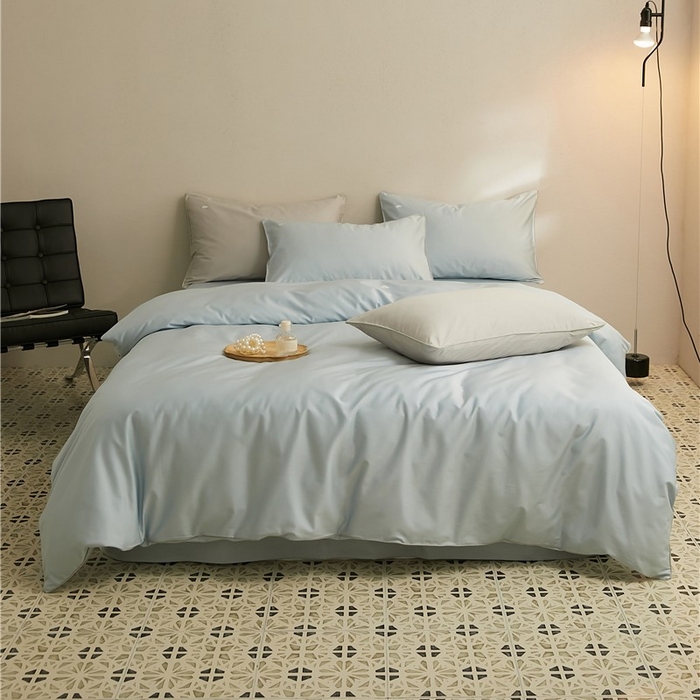 91家纺网 家纺一手货源 找家纺 （总）新款100S长绒棉四件套-云享系列