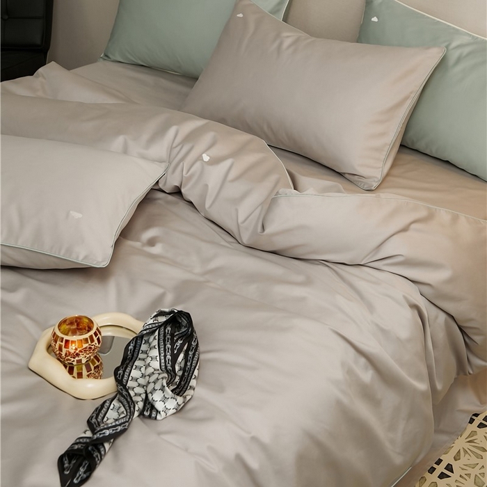 91家纺网 家纺一手货源 找家纺 （总）新款100S长绒棉四件套-云享系列