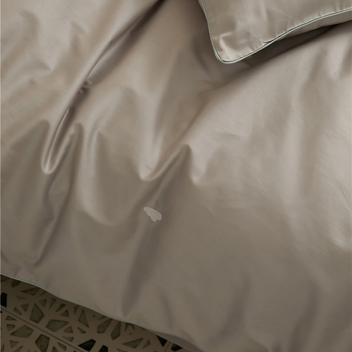 91家纺网 家纺一手货源 找家纺 新款100S长绒棉四件套-云享系列 薄雾灰