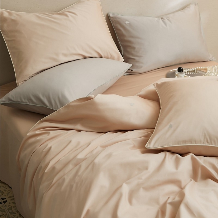 91家纺网 家纺一手货源 找家纺 新款100S长绒棉四件套-云享系列 浮光杏