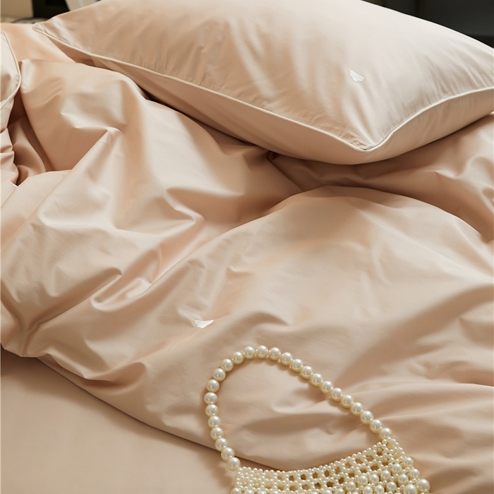 91家纺网 家纺一手货源 找家纺 新款100S长绒棉四件套-云享系列 浮光杏