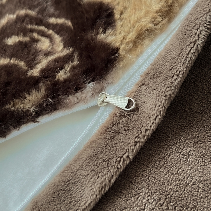 91家纺网 家纺一手货源 找家纺 米可 2025新款美拉德高克重兔毛绒牛奶绒四件套 盛放