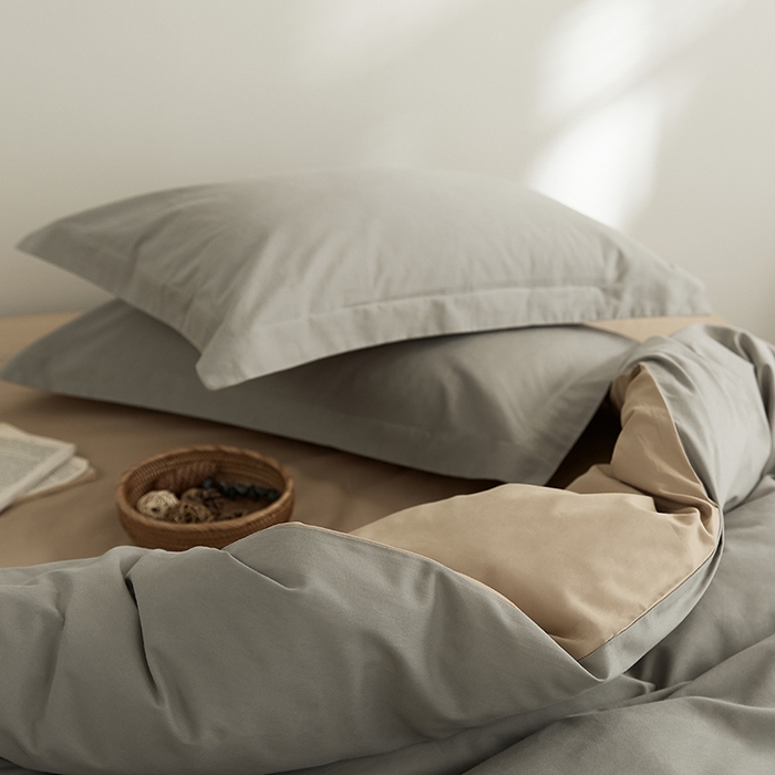 91家纺网 家纺一手货源 找家纺 2021新款加厚磨毛四件套浅棕奶茶