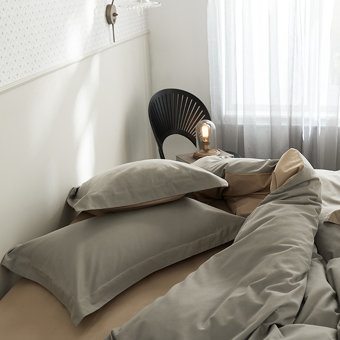 91家纺网 家纺一手货源 找家纺 2021新款加厚磨毛四件套浅棕奶茶