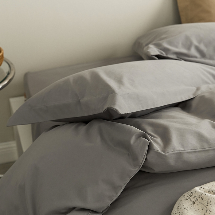 91家纺网 家纺一手货源 找家纺 2021新款加厚磨毛四件套银竹灰