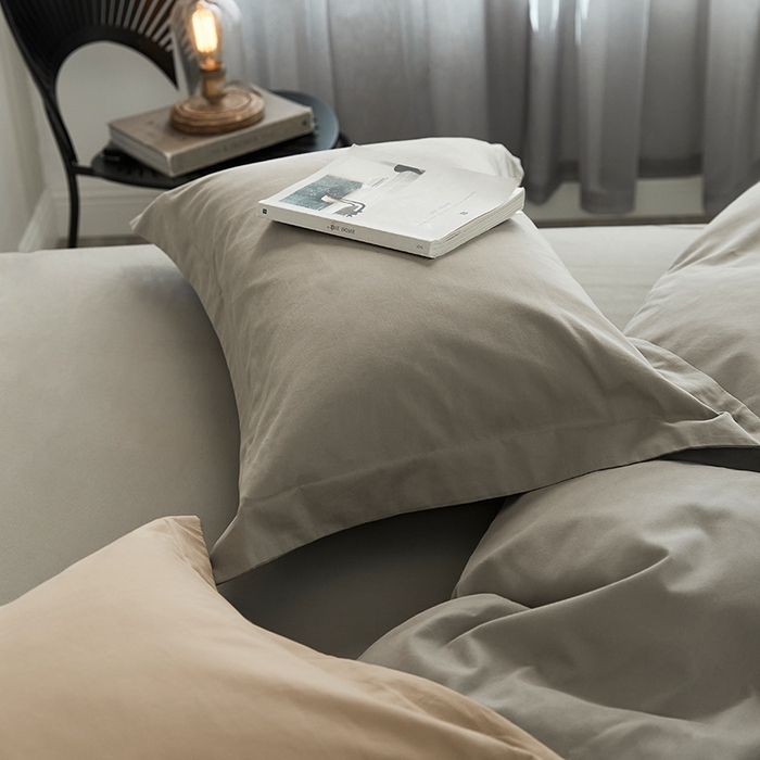 91家纺网 家纺一手货源 找家纺 2021新款加厚磨毛四件套浅棕灰