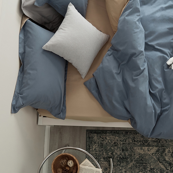 91家纺网 家纺一手货源 找家纺 2021新款加厚磨毛四件套千草奶茶