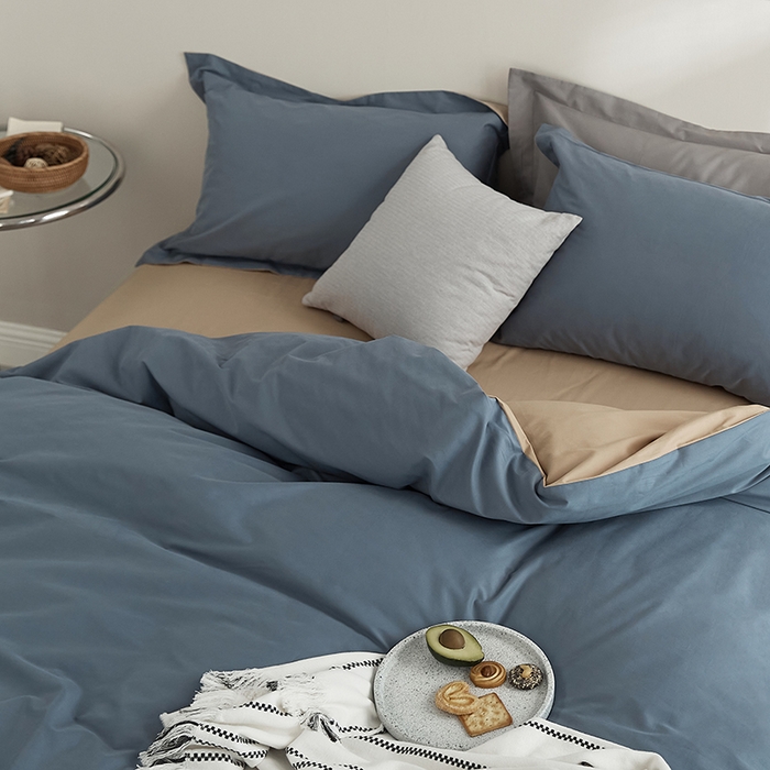 91家纺网 家纺一手货源 找家纺 2021新款加厚磨毛四件套千草奶茶