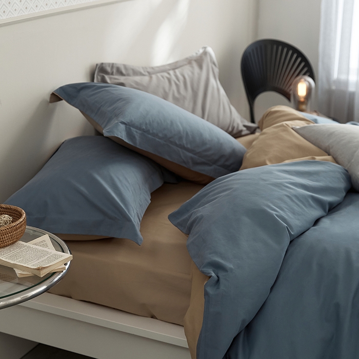 91家纺网 家纺一手货源 找家纺 2021新款加厚磨毛四件套千草奶茶