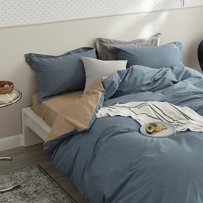 91家纺网 家纺一手货源 找家纺 2021新款加厚磨毛四件套千草奶茶