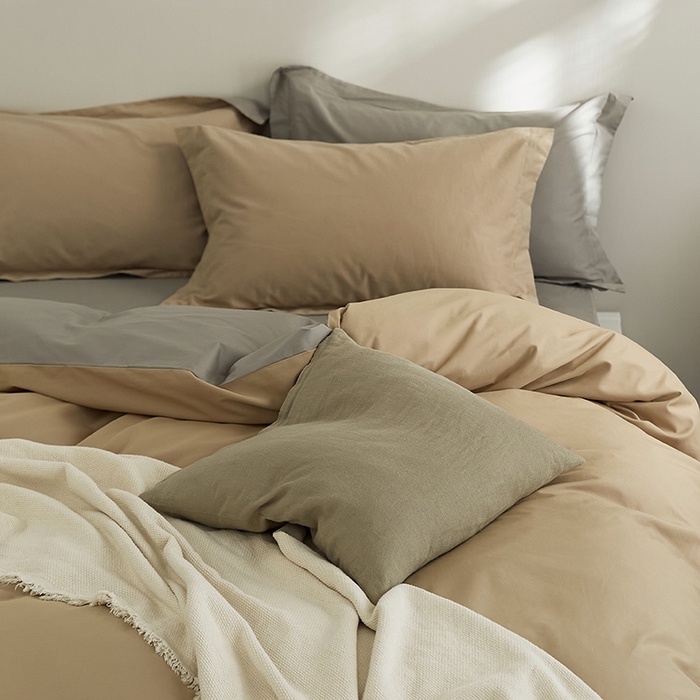 91家纺网 家纺一手货源 找家纺 2021新款加厚磨毛四件套奶茶浅棕