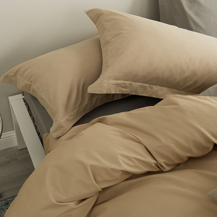 91家纺网 家纺一手货源 找家纺 2021新款加厚磨毛四件套奶茶浅棕