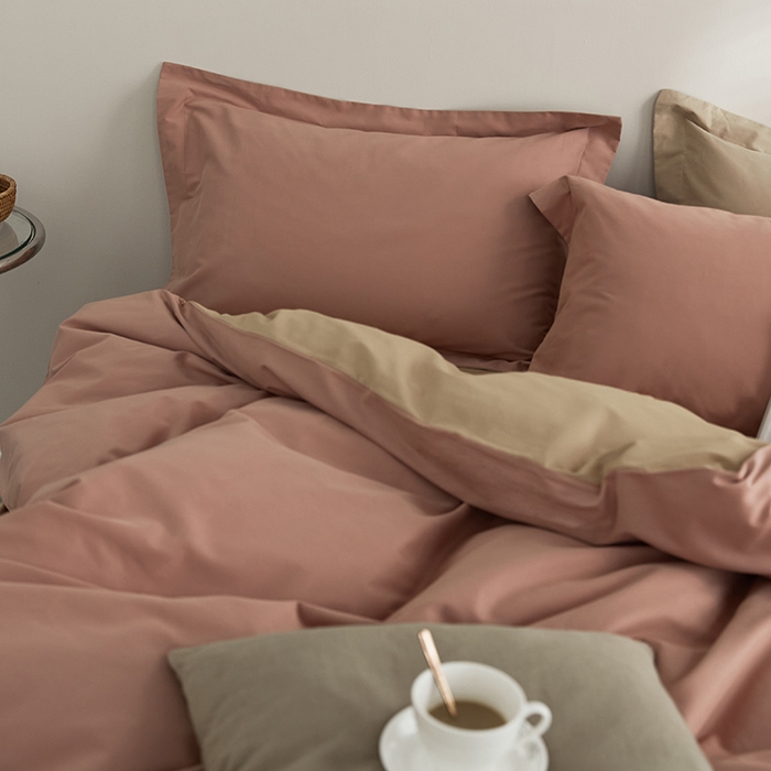 91家纺网 家纺一手货源 找家纺 2021新款加厚磨毛四件套藕荷奶茶