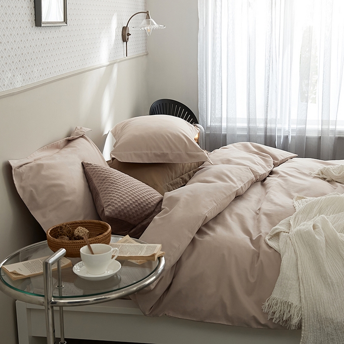 91家纺网 家纺一手货源 找家纺 2021新款加厚磨毛四件套淡妃粉