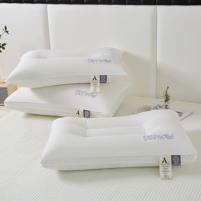 91家纺网 家纺一手货源 找家纺 十仟家纺 2025新款酒店风枕头枕芯 酒店风-中枕