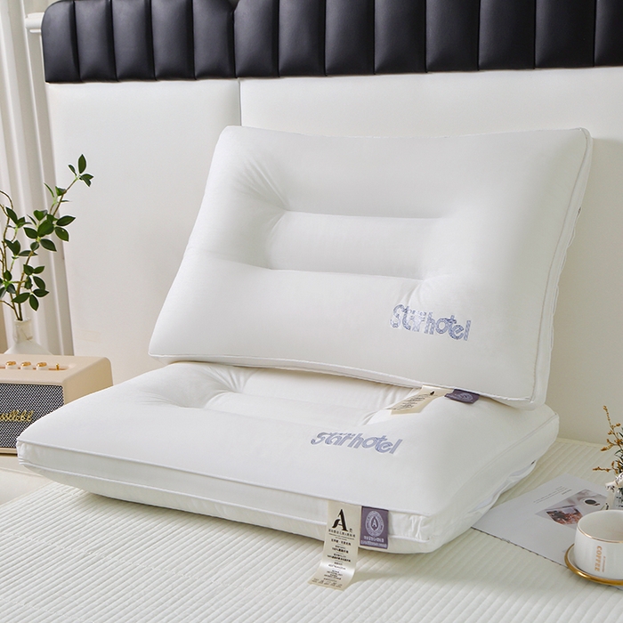 91家纺网 家纺一手货源 找家纺 十仟家纺 2025新款酒店风枕头枕芯 酒店风-低枕