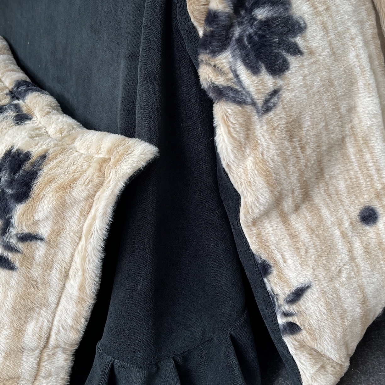 91家纺网 家纺一手货源 找家纺 莱豫家纺 2025新款秋冬加厚皮草级兔绒加牛奶绒四件套 沐瑶