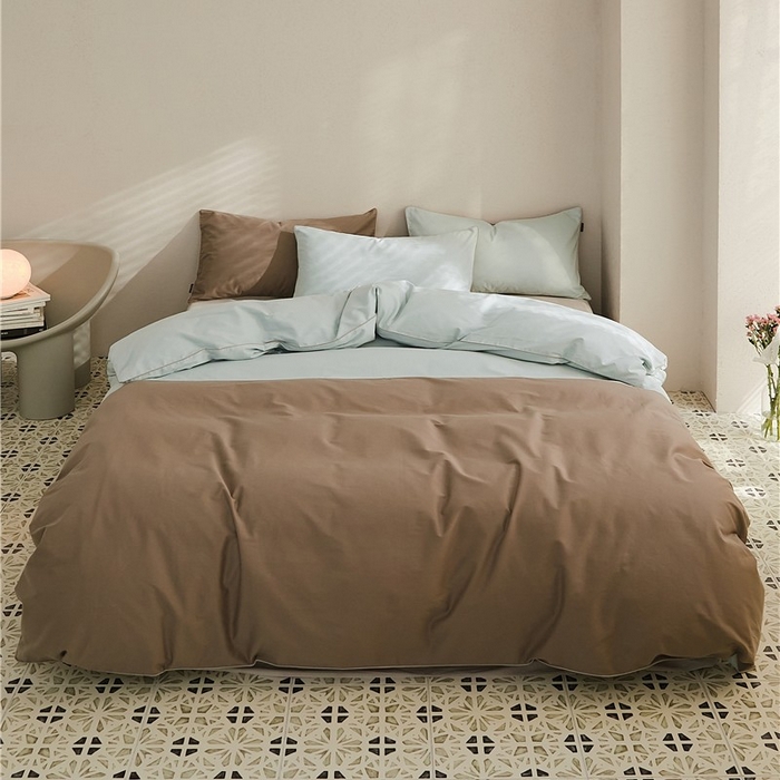 91家纺网 家纺一手货源 找家纺 （总）新款100S磨毛半拼玩乐系列四件套