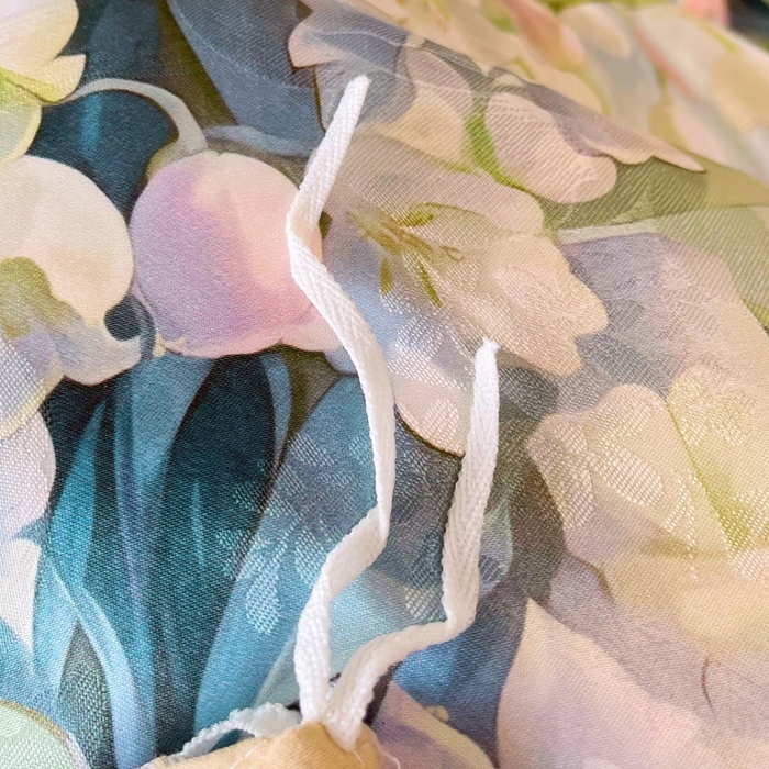 91家纺网 家纺一手货源 找家纺 大麦乐田 2025新款直播爆款欧式轻奢提花数码印花四件套 花灿