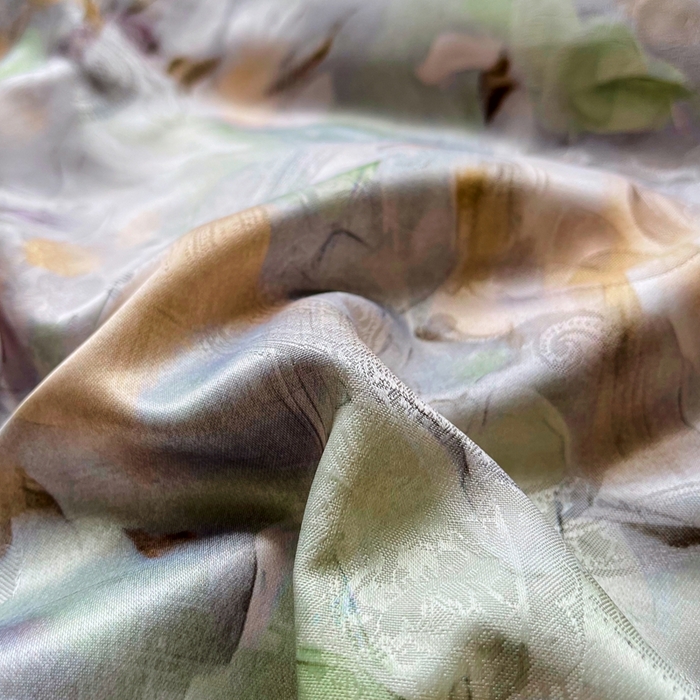 91家纺网 家纺一手货源 找家纺 大麦乐田 2025新款直播爆款欧式轻奢提花数码印花四件套 秘境