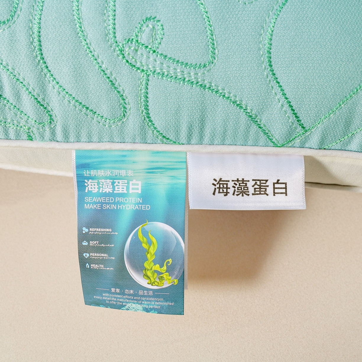 91家纺网 家纺一手货源 找家纺 （总）十仟家纺 2025新款刺绣款超柔软枕头枕芯家用单个成人护颈椎助深度睡眠枕芯